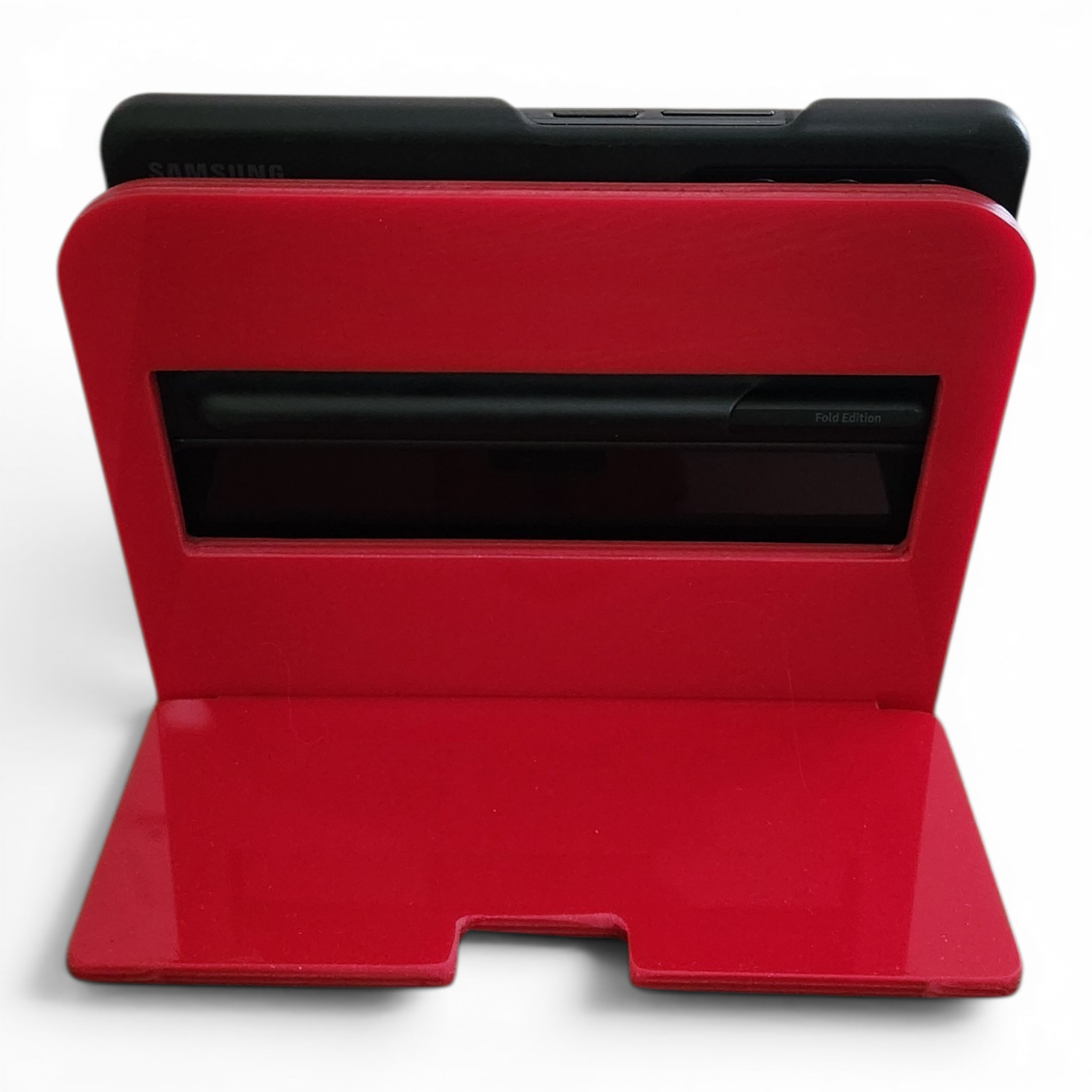 Fold Phone Stand with Pen Cutout